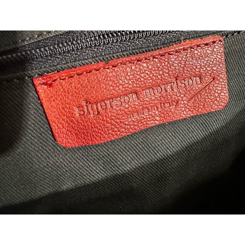 Rare Vintage Sigerson Morrison Red Clutch - Picture 4 of 10